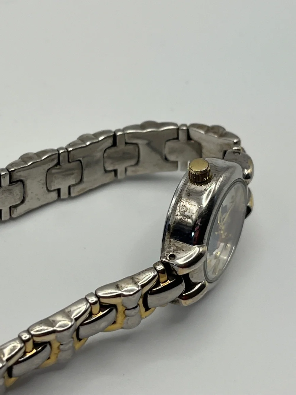 Two-Tone Silver and Gold Eeyore Women's Bracelet Watch